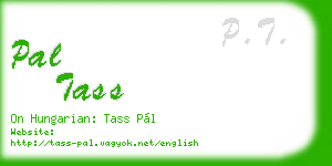 pal tass business card
